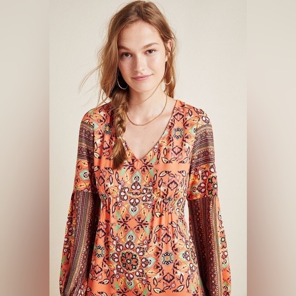 Farm Rio for Anthropologie Clarabella Maxi Floral Dress 🌻 XS - Picture 8 of 16